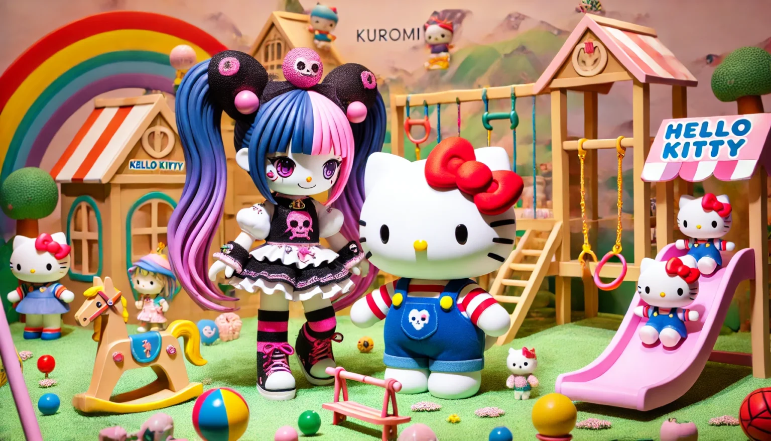 kuromi:fox5ydxdt58= hello kitty